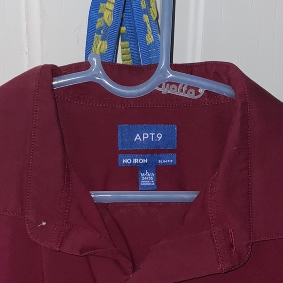Apt. 9 Maroon Dress Shirt - Picture 1 of 2